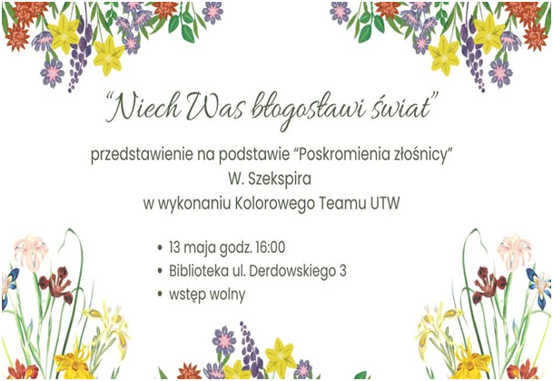 „Niech Was błogosławi świat” – 13.05 /środa/ godz. 16:00